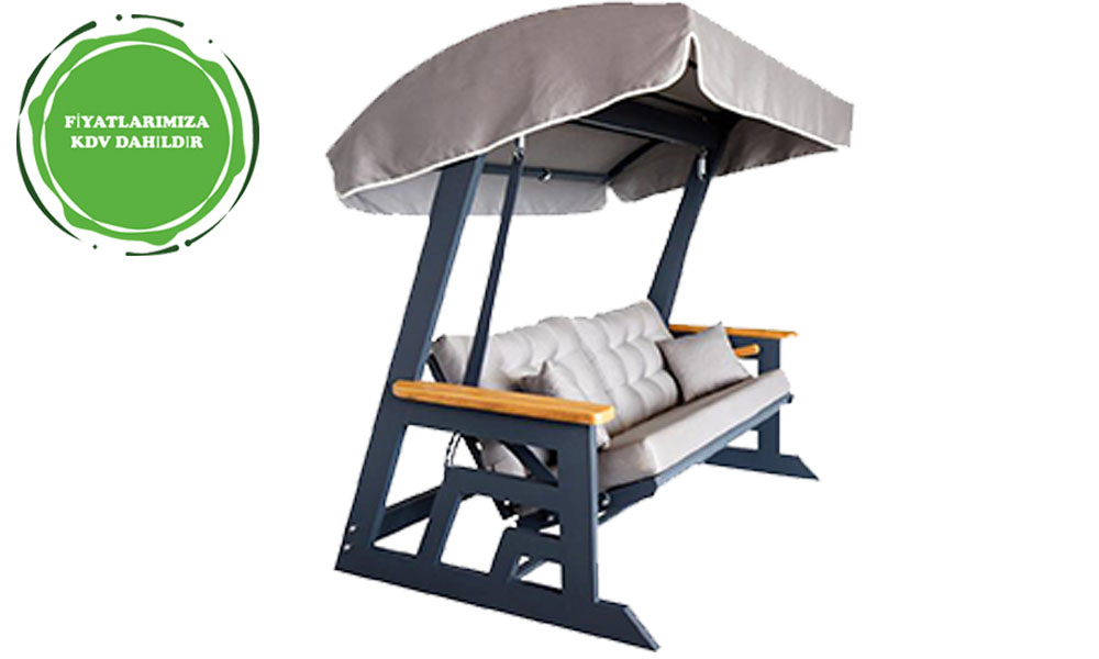 Aluminyum Patric Model Yatarlı Salıncak