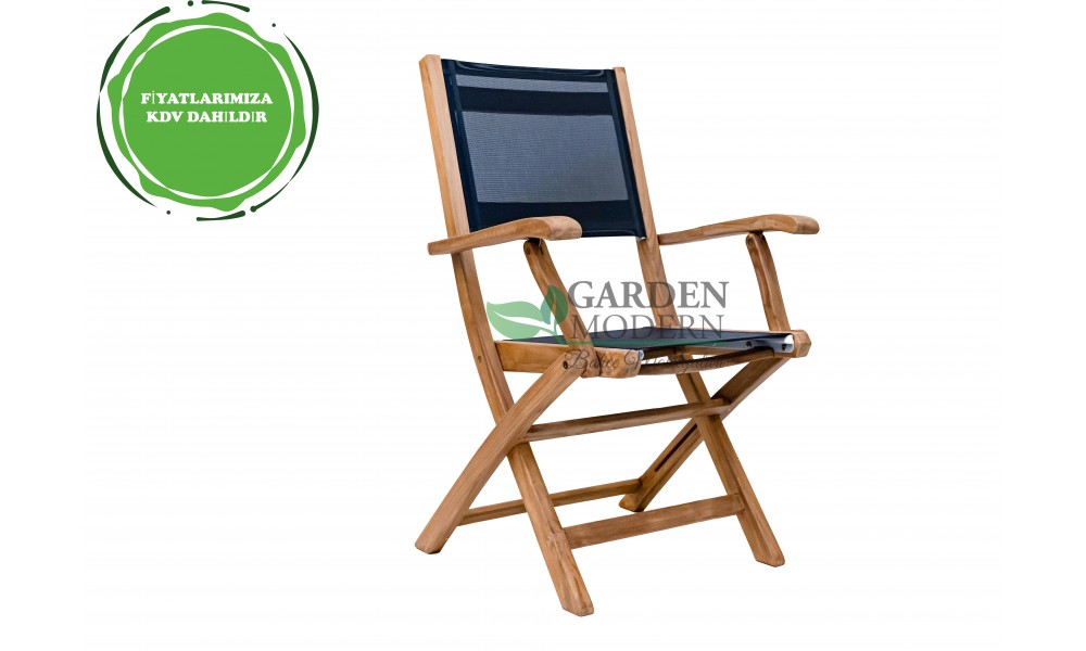 Teak Muson Kollu Katlanır Sandalye