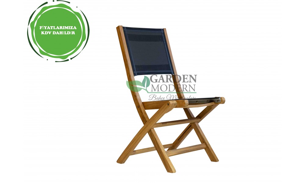 Teak Muson Kolsuz Katlanır Sandalye